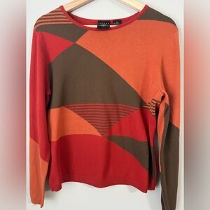 Geometric Pattern Size M Sweater